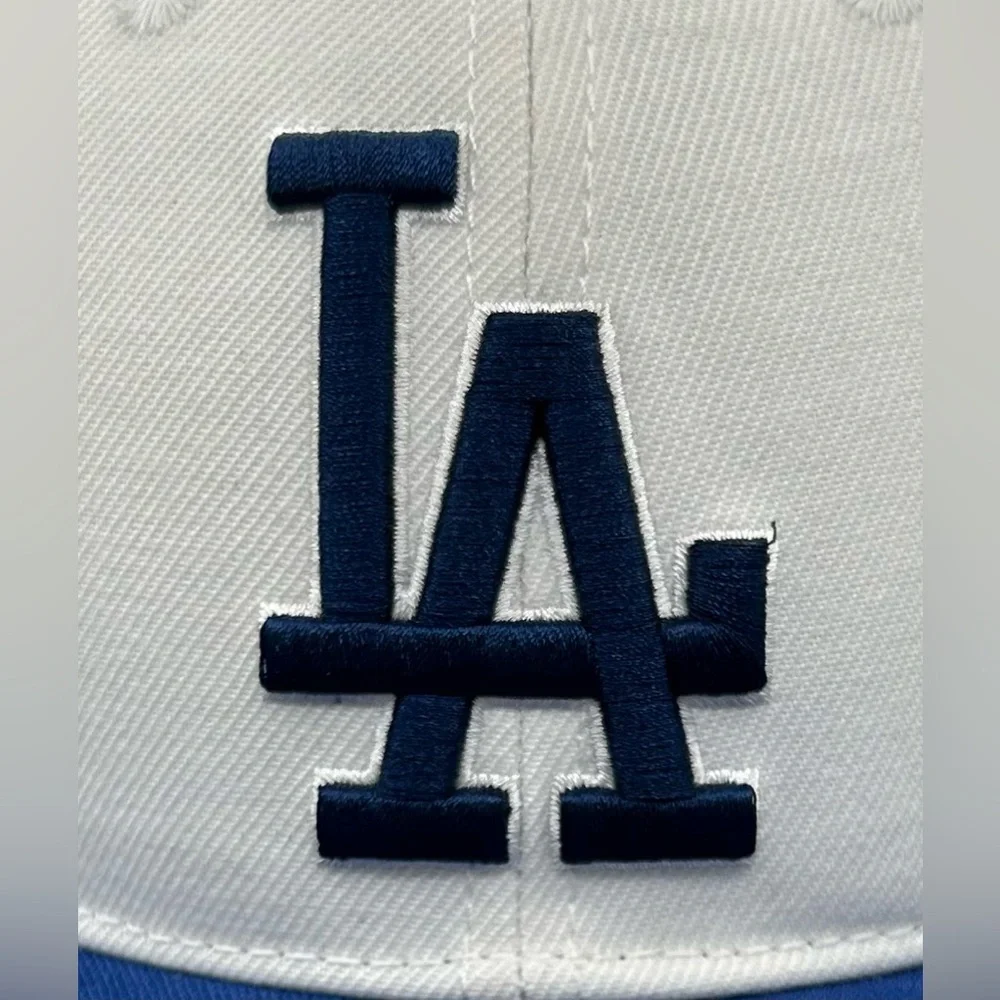 NEW Flawed  Los Angeles Dodgers 2 Tone 2020 Championship SnapBack Hat Flat Brim - Picture 6 of 10